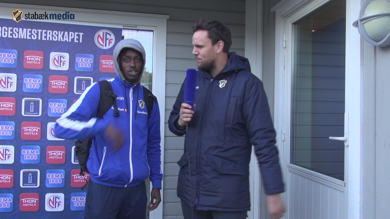 Moussa Njie hyllet på Holmlia